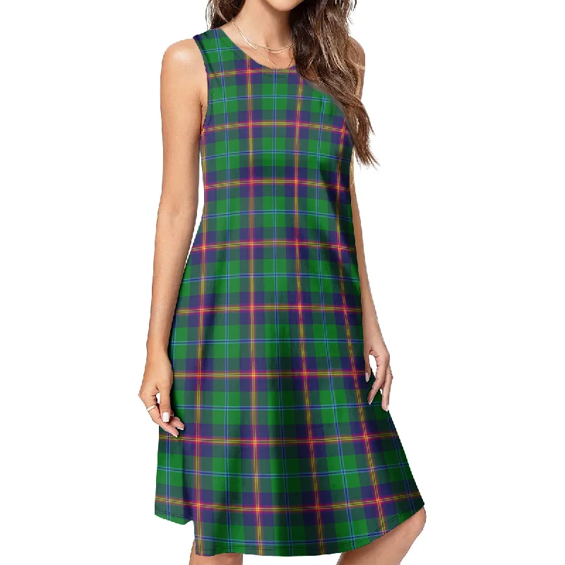 Young Tartan Womens Casual Dresses Casual chic unclassified dresses