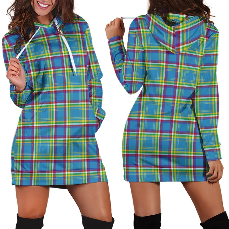 Yukon Territory Canada Tartan Hoodie Dress Cotton unclassified dresses