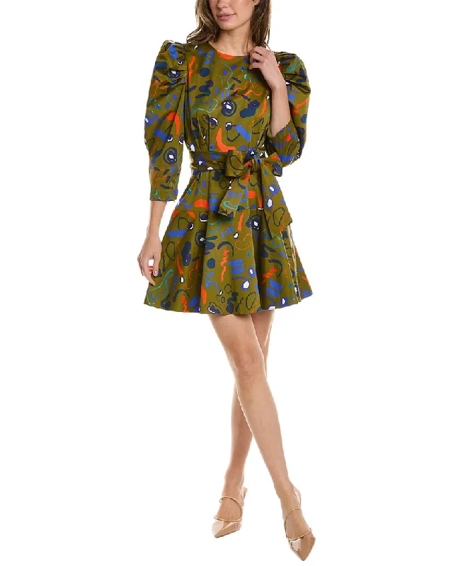 Hunter Bell Madeline Mini Dress Floral A-line Skirt