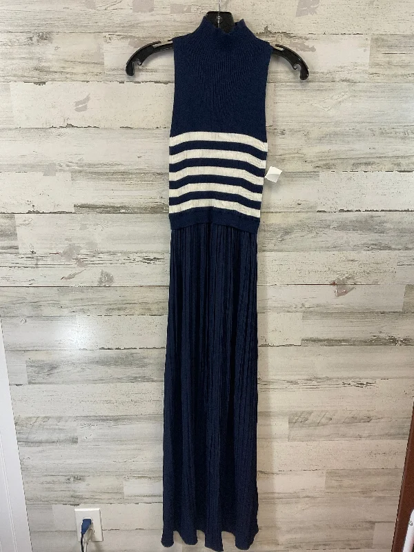 Dress Casual Maxi By Anthropologie In Blue, Size: Xxs Embellished Maxi Skirt